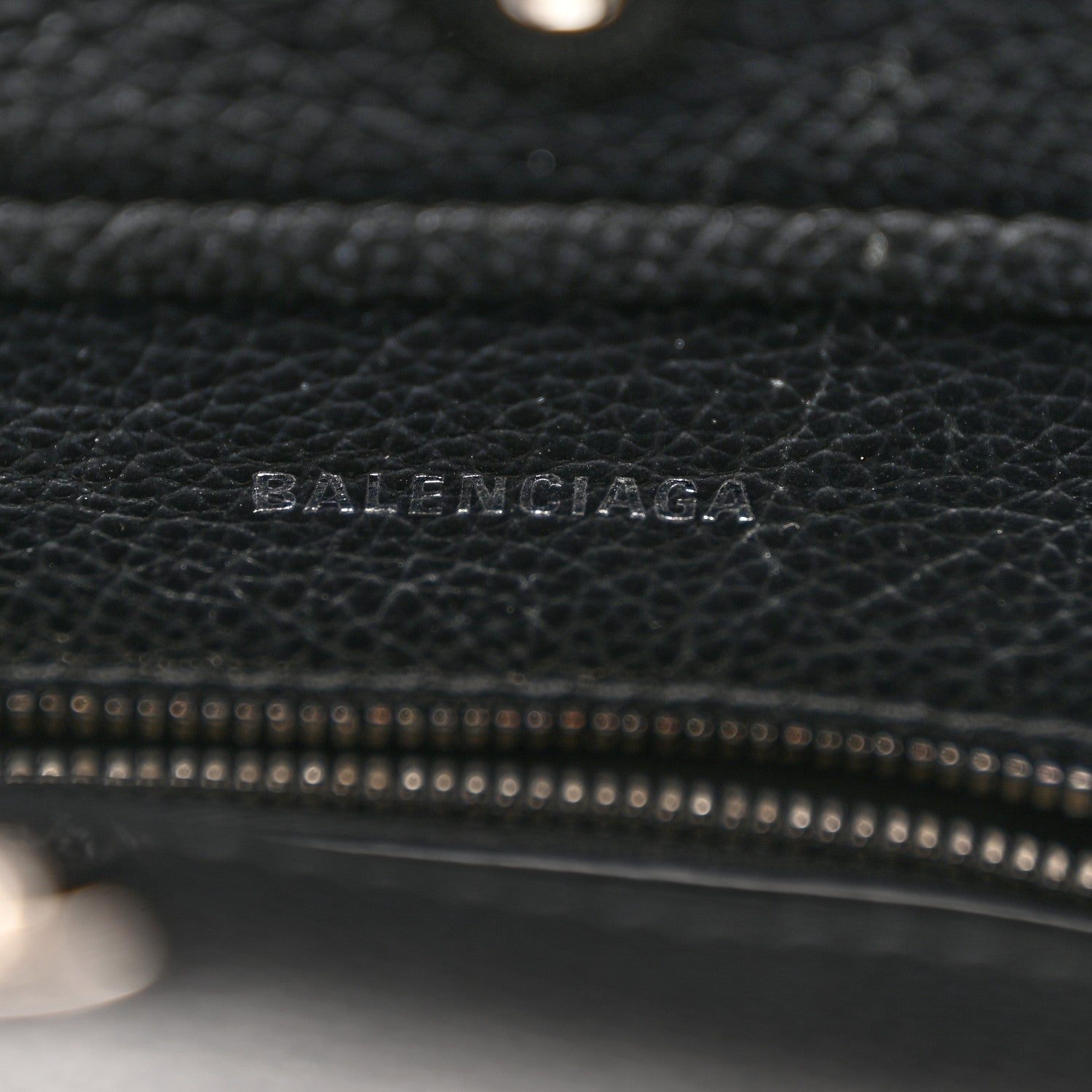 Balenciaga Grained Calfskin XS Everyday North South Shoulder Tote Bag Black 6 of 10