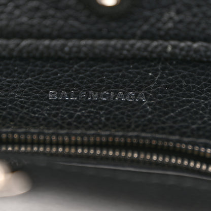 Balenciaga Grained Calfskin XS Everyday North South Shoulder Tote Bag Black 6 of 10