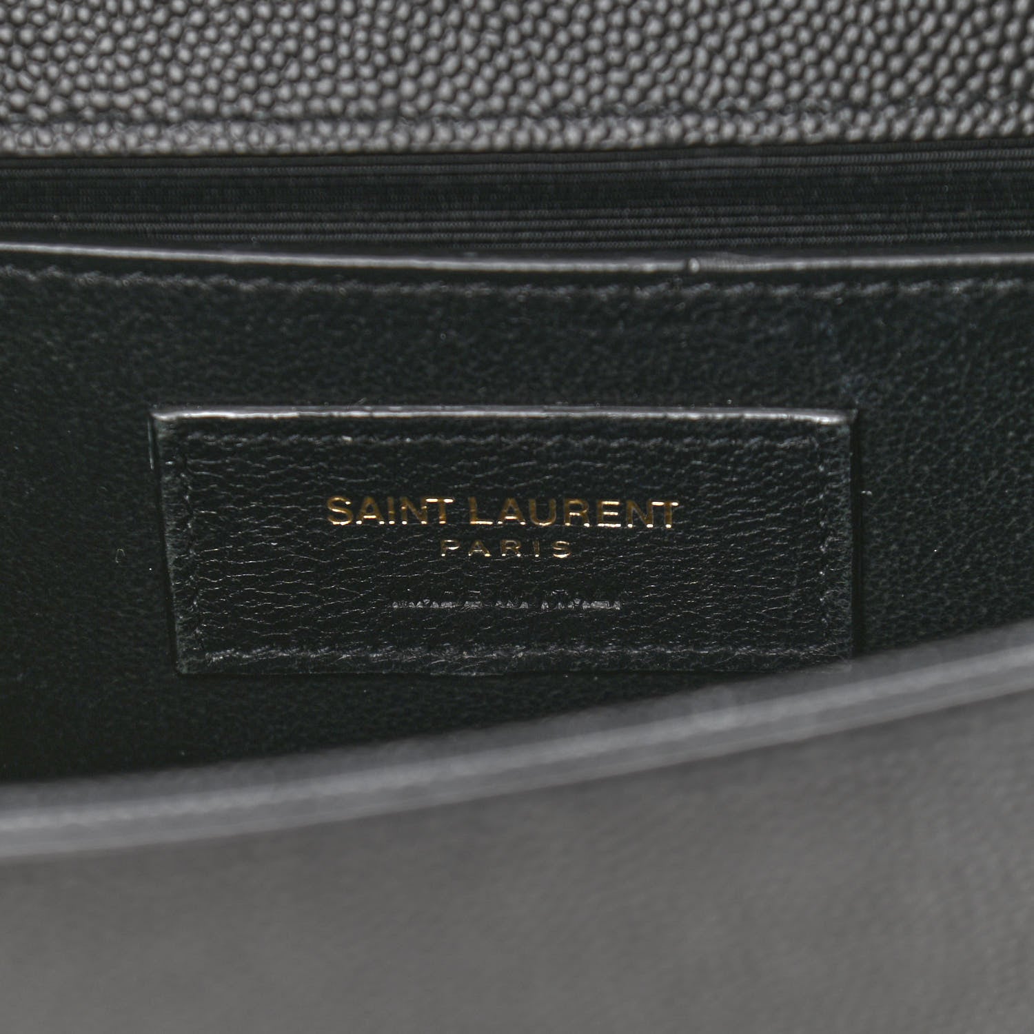Saint Laurent Grain De Poudre Small Monogram Kate Satchel Black 5 of 9