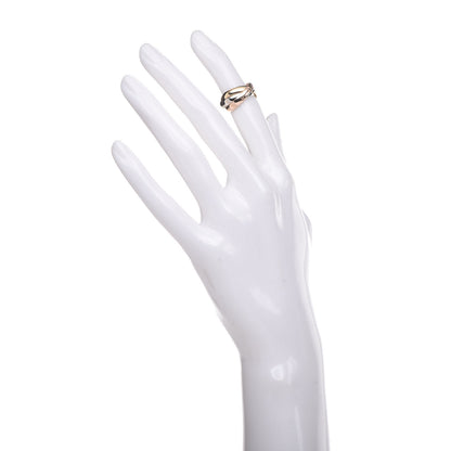 Cartier 18K Pink Yellow White Gold Classic Les Must De Trinity Ring 47 4 2 of 4