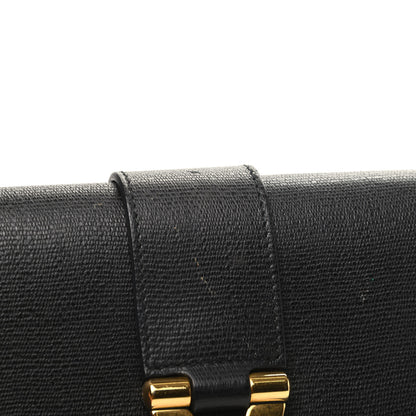 Saint Laurent Textured Calfskin Y Ligne Clutch Black 9 of 9