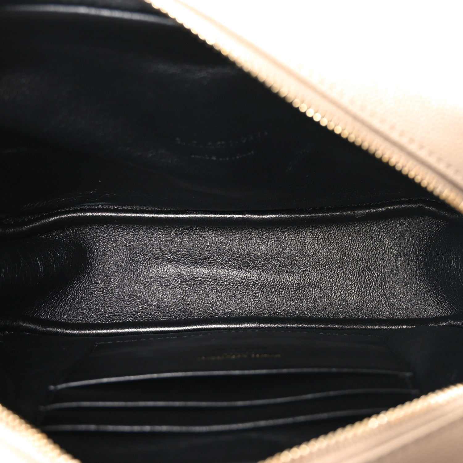 Saint Laurent Grain De Poudre Matelasse Monogram Mini Lou Camera Bag Dark Beige 5 of 11