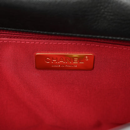 Chanel Shiny Goatskin Quilted Large Chanel 19 Flap Black 7 of 10