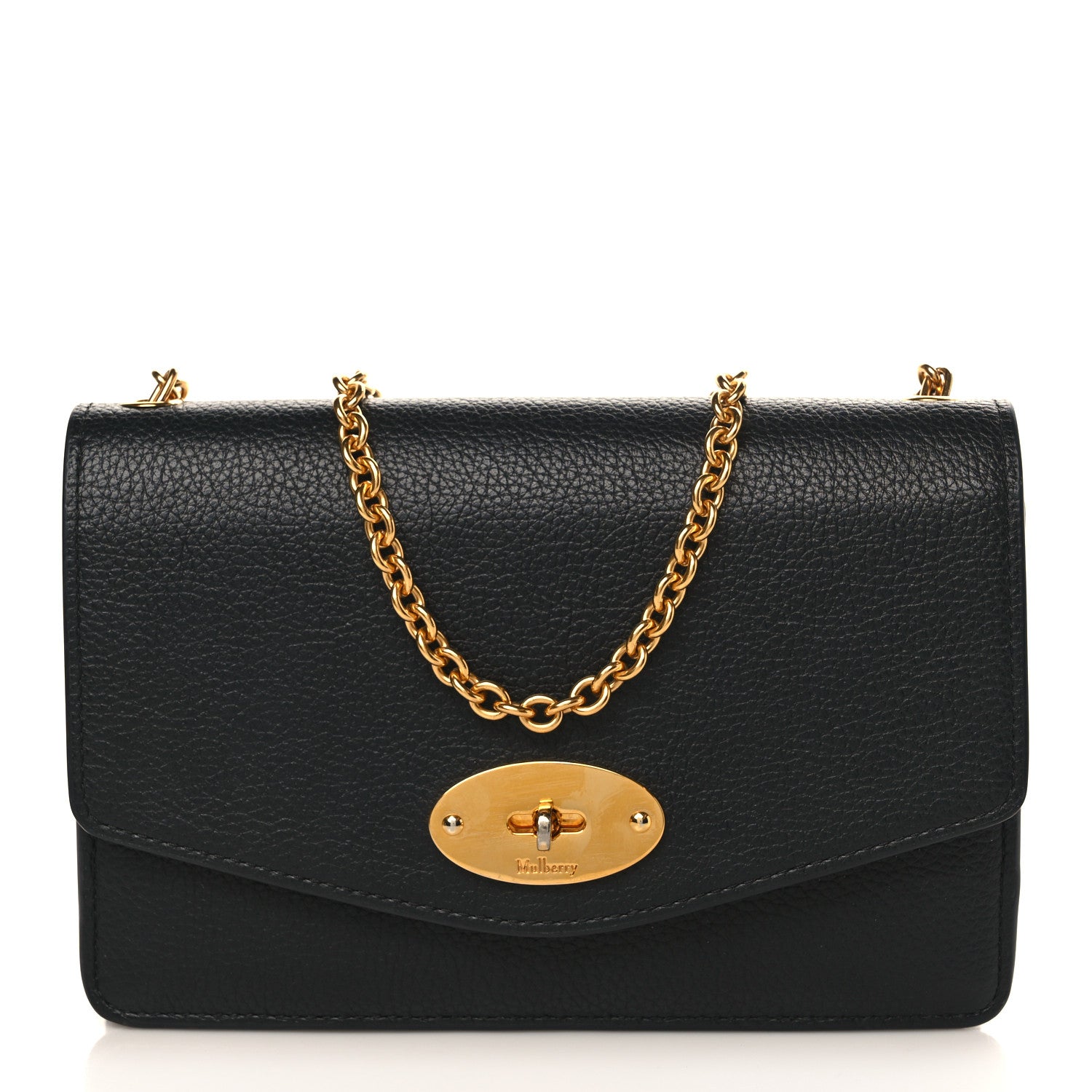 Mulberry Small Classic Grain Calfskin Small Darley Black 1 of 8