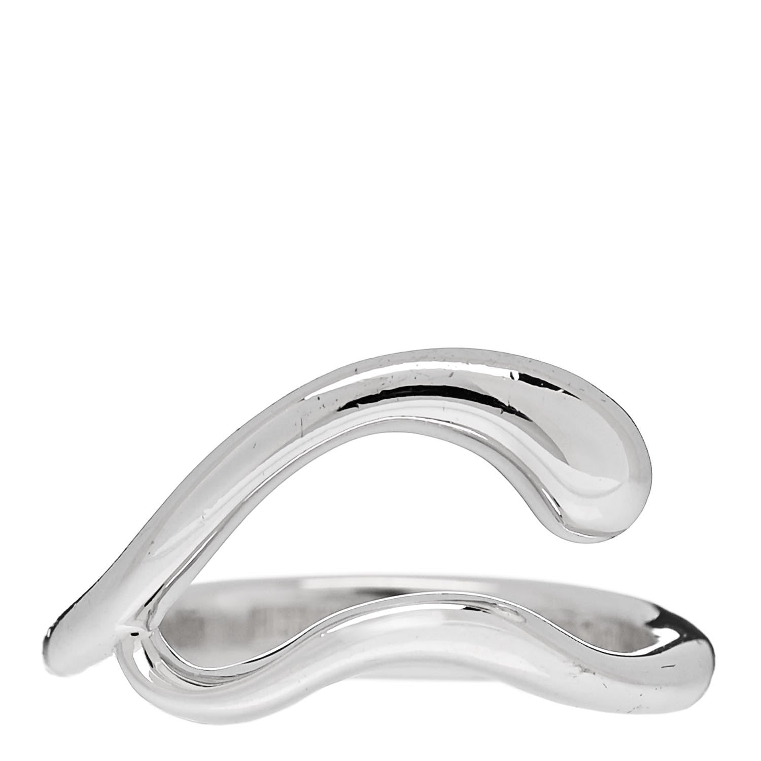 Tiffany Sterling Silver Elsa Peretti Open Ring 47 4 1 of 4