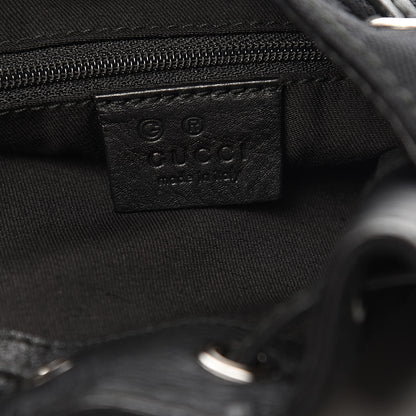 Gucci Horsebit Print Hobo Black 6 of 10