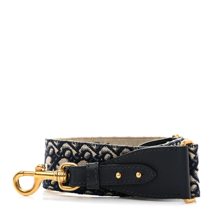 Christian Dior Oblique Adjustable Shoulder Strap Blue 1 of 6