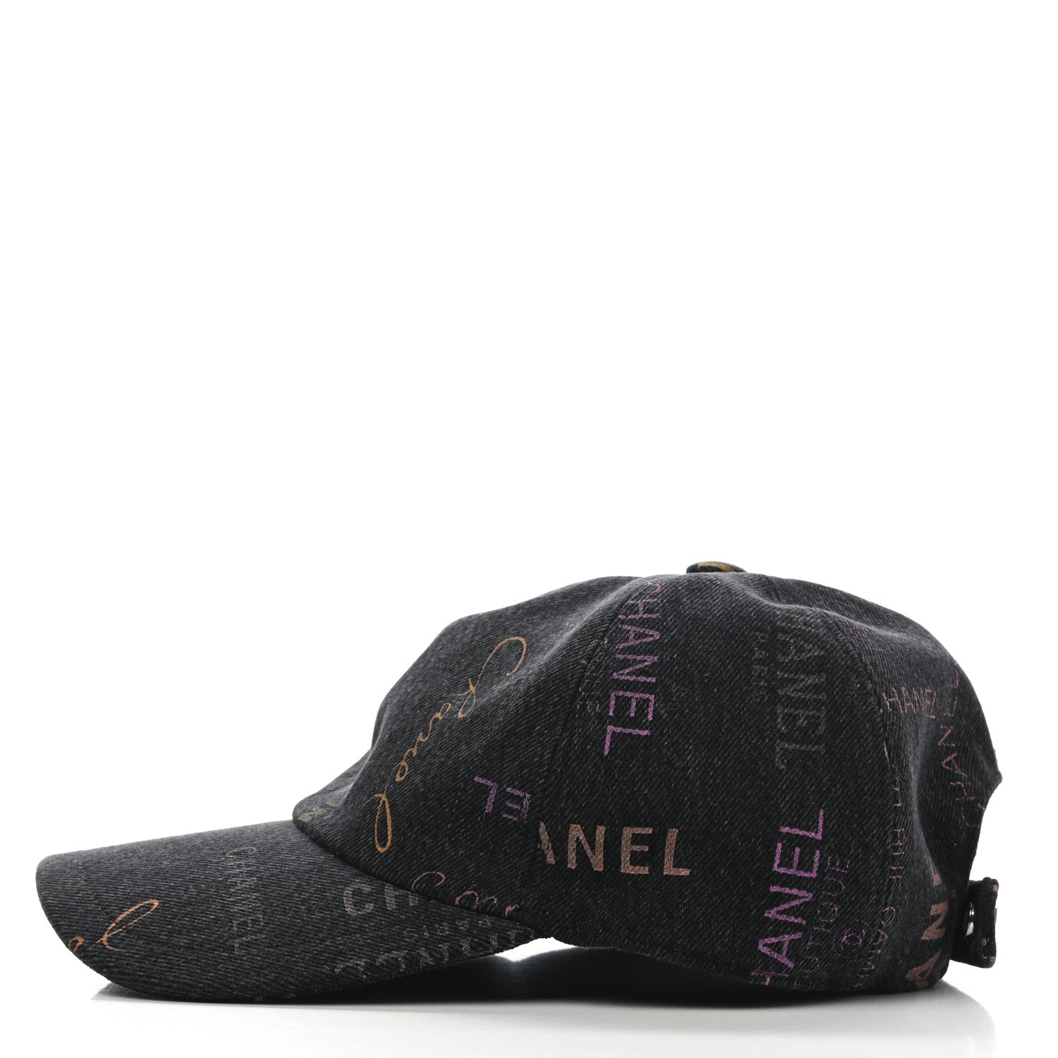 Chanel Denim Mood Cap Hat Black 4 of 8