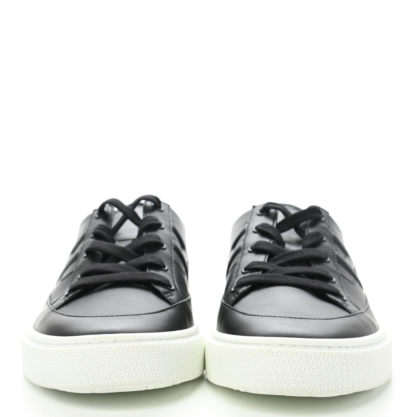 Calfskin Deep Sneakers 40 Black