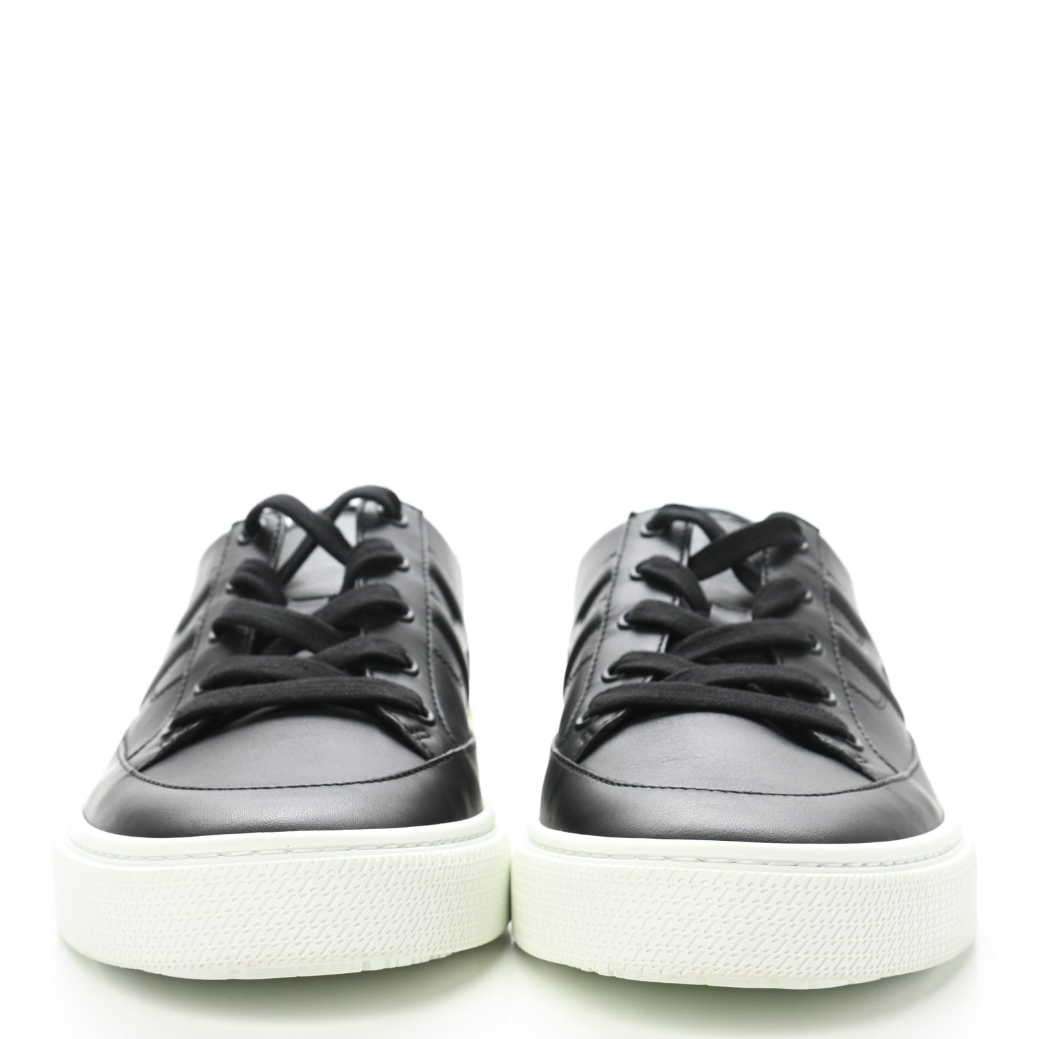 Hermes Calfskin Deep Sneakers 40 Black 2 of 9