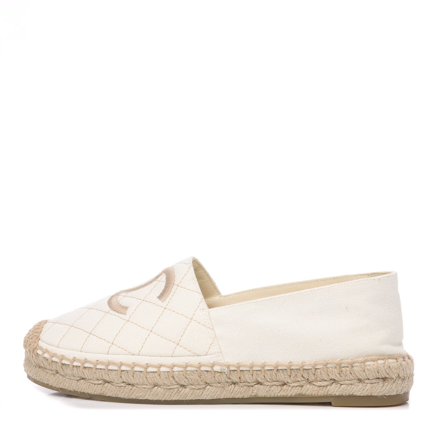 Fabric Biarritz CC Espadrilles 37 Beige