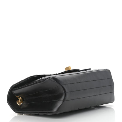 Chanel Aged Calfskin Chevron Quilted 2.55 Reissue Mini Flap Black 3 of 11