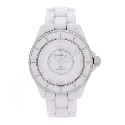 Chanel Stainless Steel Ceramic 38mm J12 Phantom Automatic Watch White 1 of 5