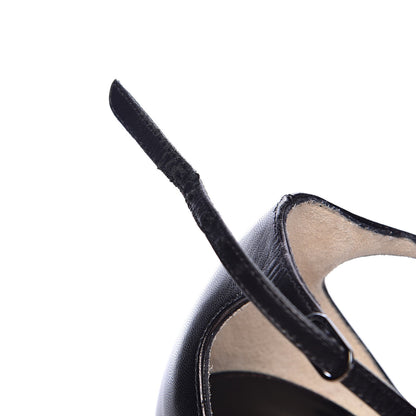 Christian Louboutin Nappa Crossbreche 100 Pumps 35.5 Black 12 of 15