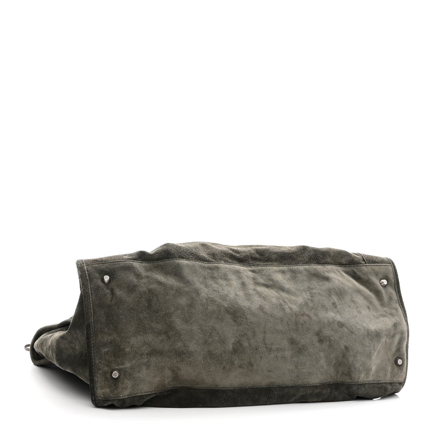 Baby Daim Suede Classic Hardware Work Olive