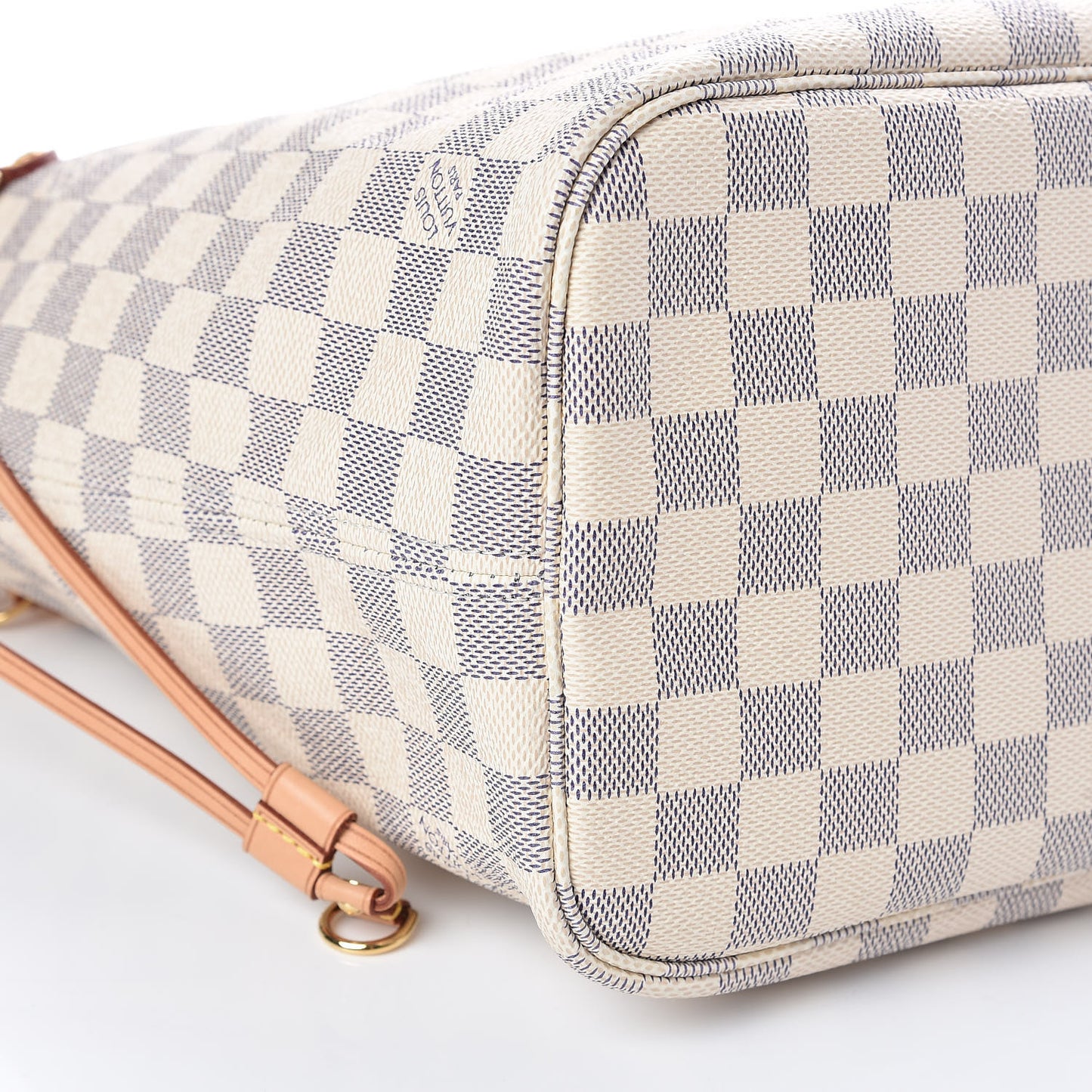 Damier Azur Neo Neverfull MM Rose Ballerine