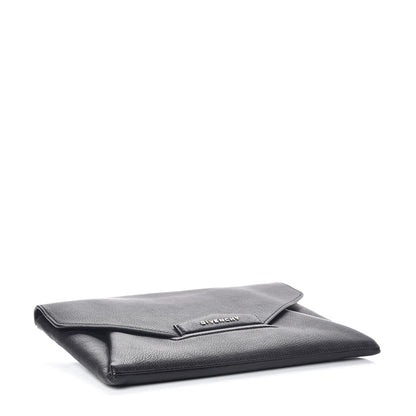 Givenchy Sugar Goatskin Medium Antigona Envelope Clutch Black 4 of 7