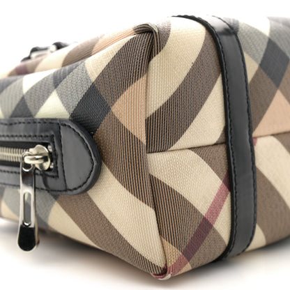 Burberry Nova Check Small Boston Bag Mini Black 10 of 14