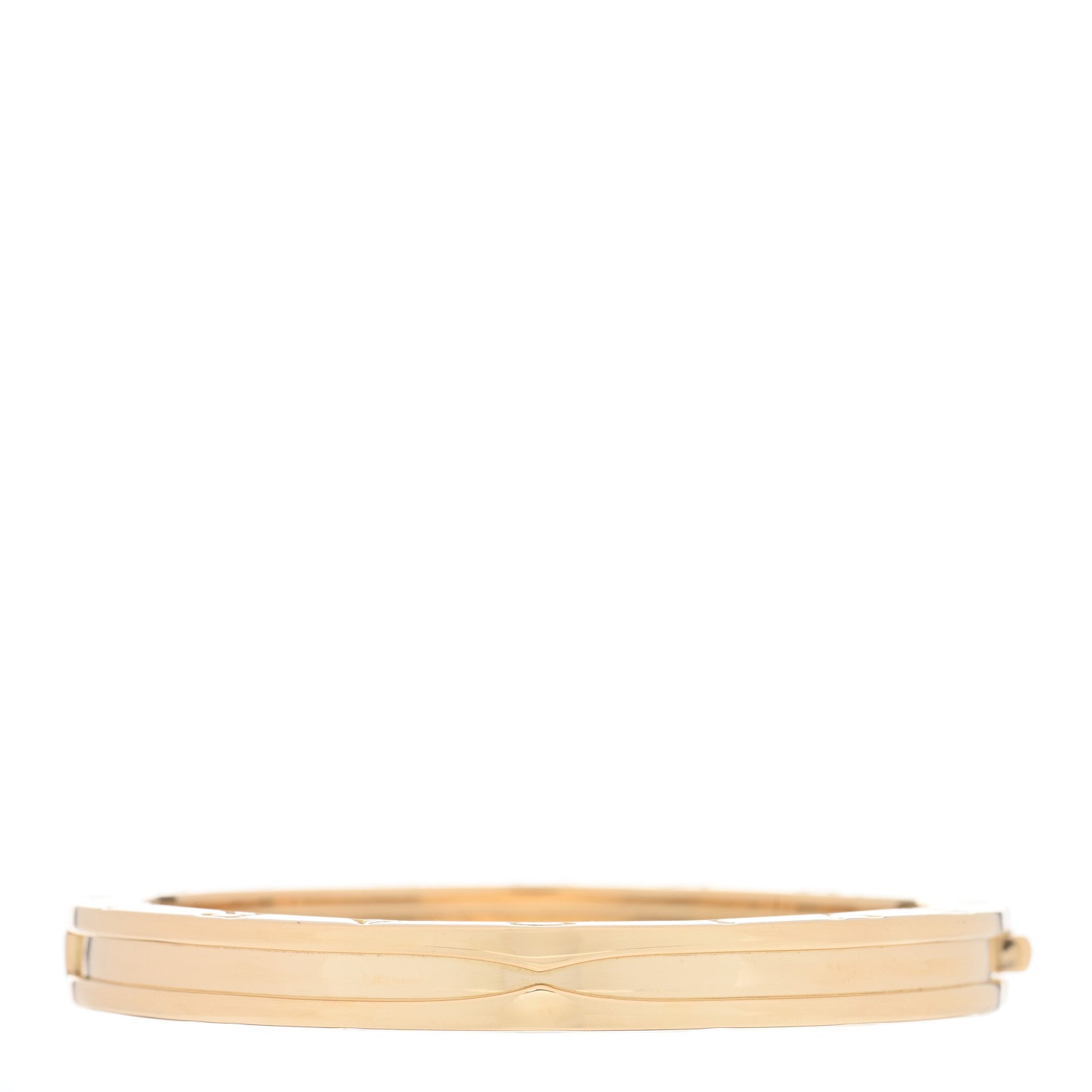 Bulgari 18K Yellow Gold Narrow B.Zero1 Bangle Bracelet 1 of 3