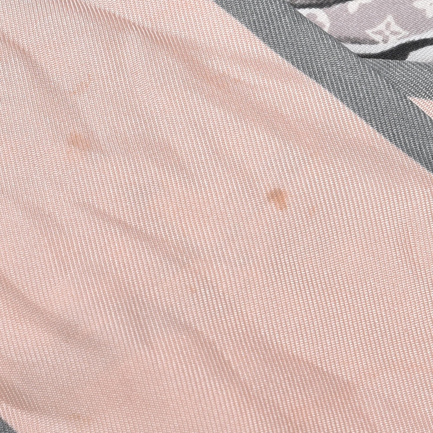 Louis Vuitton Silk Monogram Trunks Bandeau Rose Poudre 6 of 6