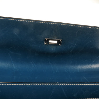 Hermes Box Kelly Depeche 38 Bleu Thalassa 28 of 34