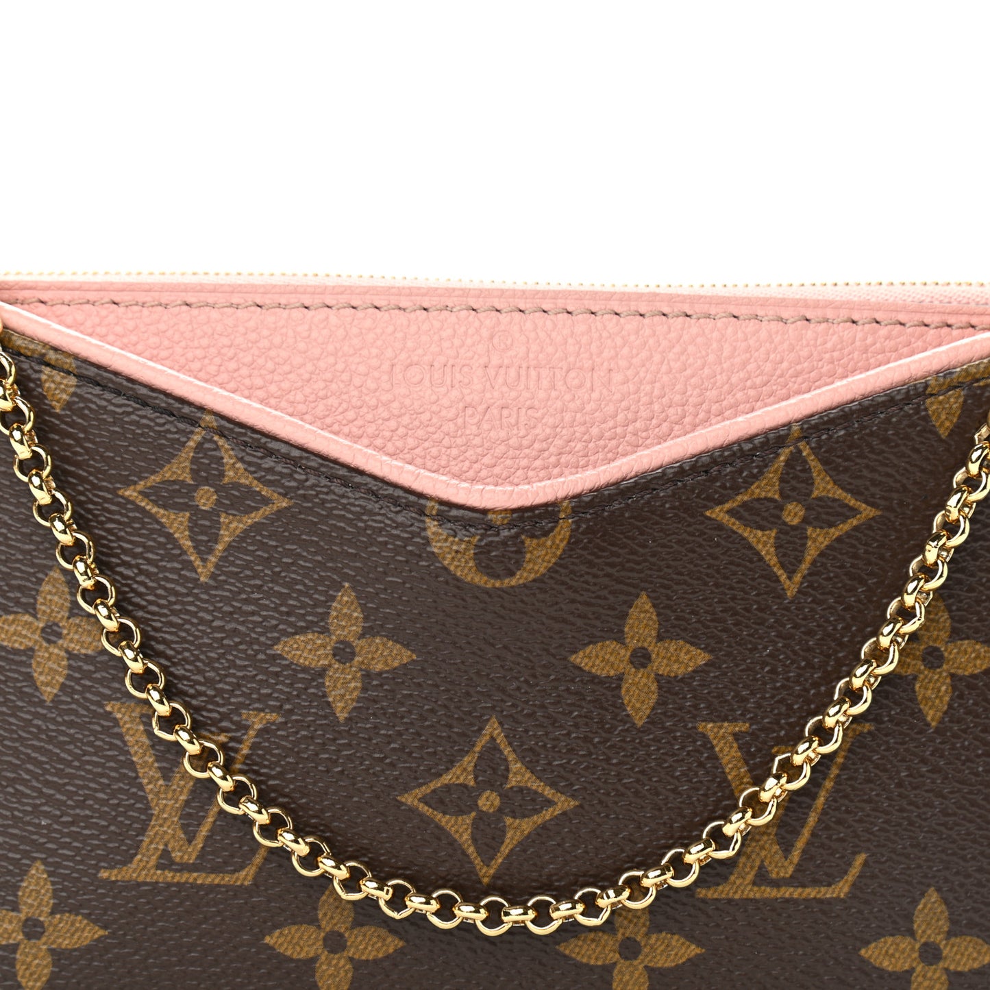Monogram Pallas Clutch Rose Poudre