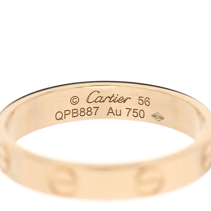 Cartier 18K Yellow Gold 3.5mm LOVE Wedding Band Ring 56 7.75 4 of 4