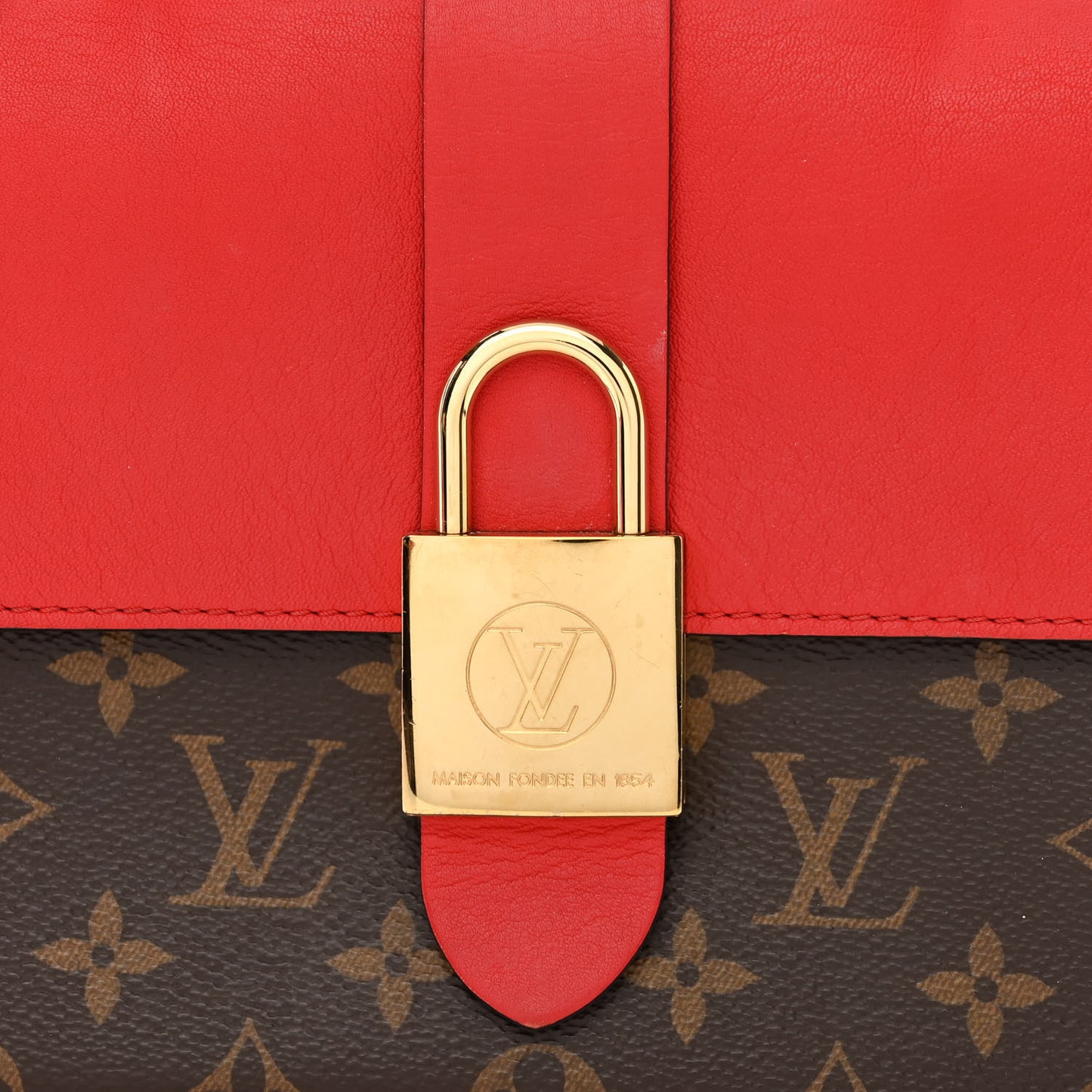 Monogram Locky BB Coquelicot
