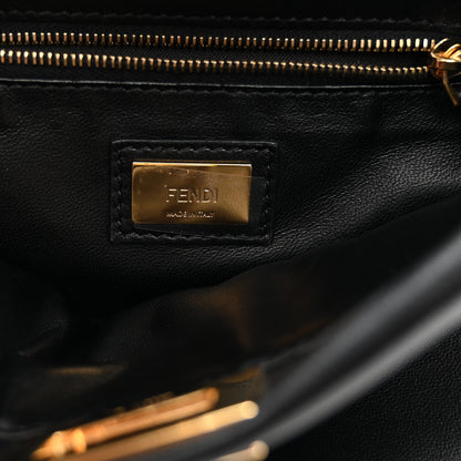 Fendi Nappa Mini Peekaboo Iconic Satchel Black 7 of 11