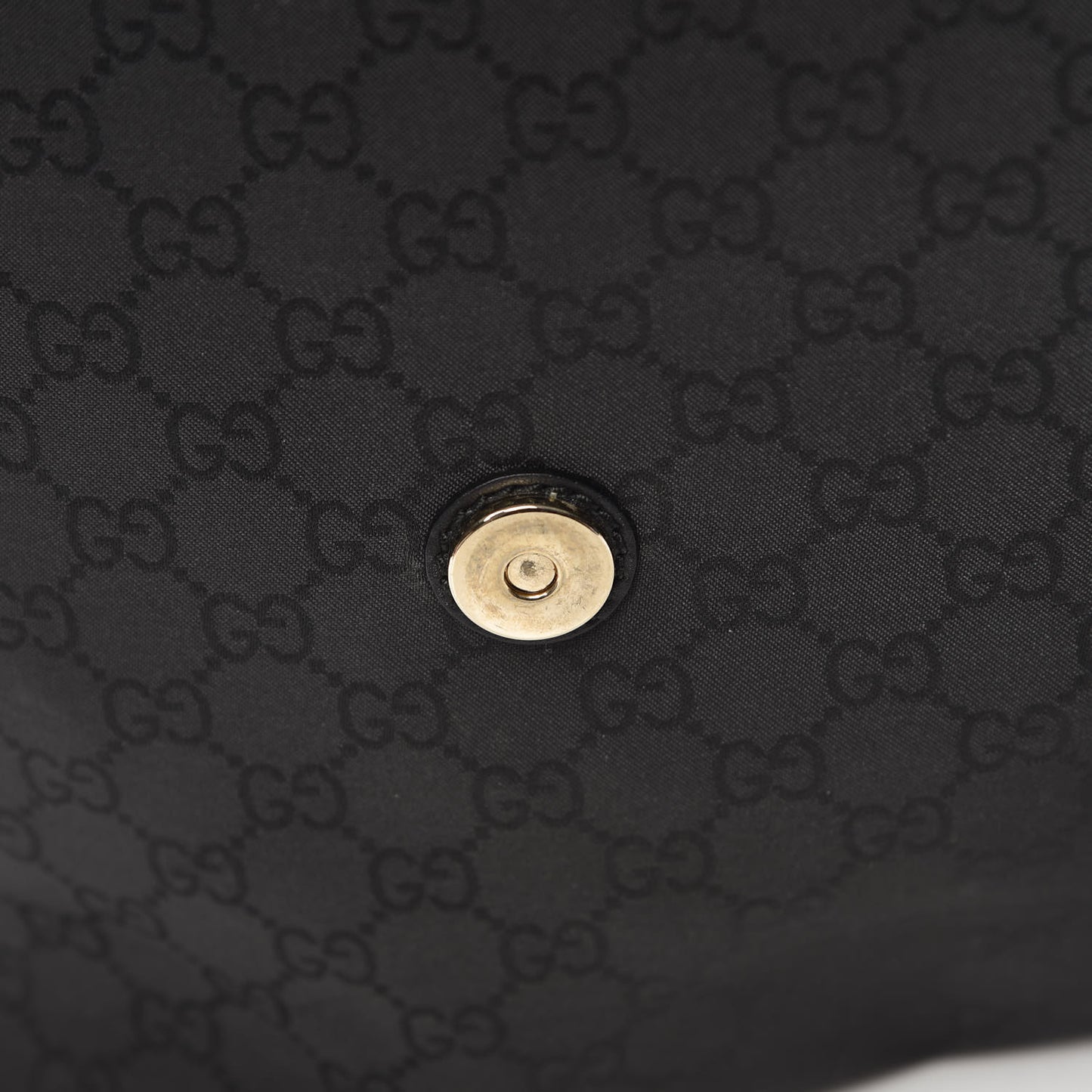 Nylon Monogram Messenger Bag Black