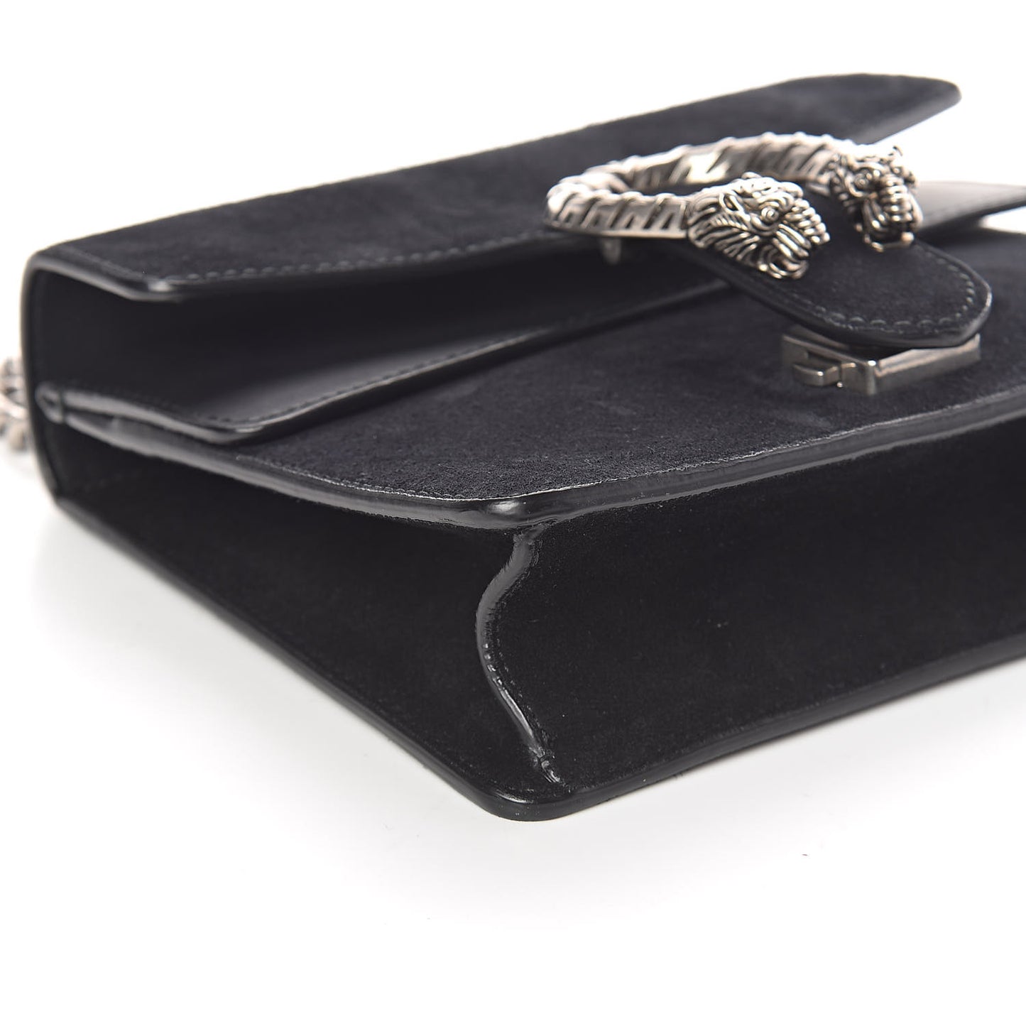 Suede Mini Dionysus Shoulder Bag Black