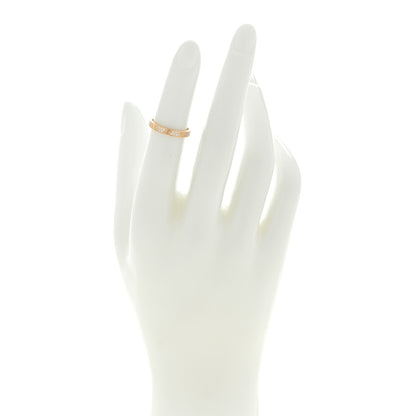 Cartier 18K Yellow Gold Diamond 2.6mm LOVE Paved Band Ring 47 4 2 of 5