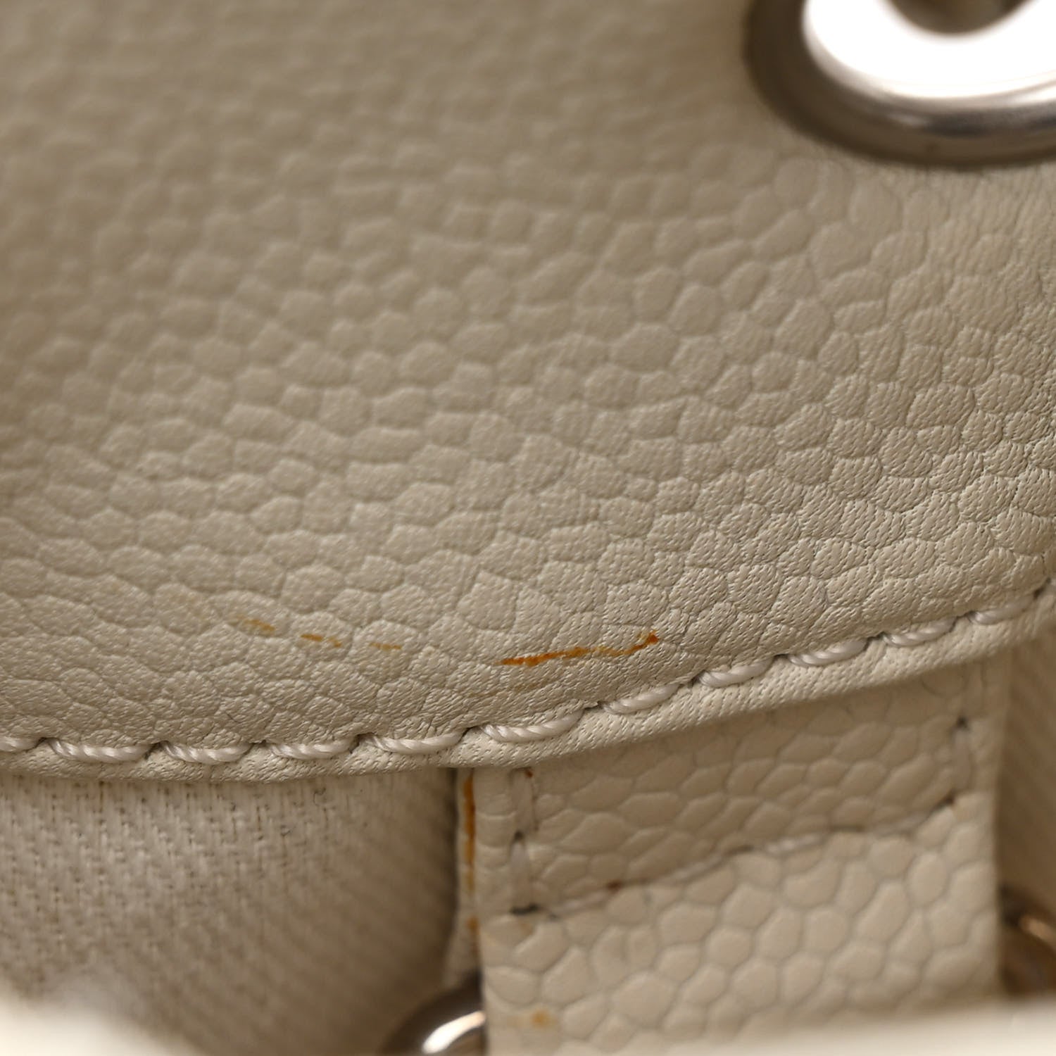 Chanel Caviar Quilted Petit Shopping Tote PST White 14 of 15