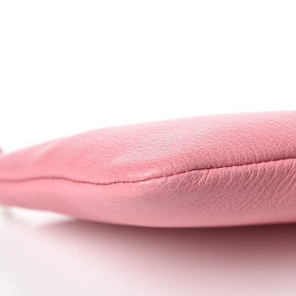 Chanel Goatskin Small CC Clover Cosmetic Case Pink 9 of 10