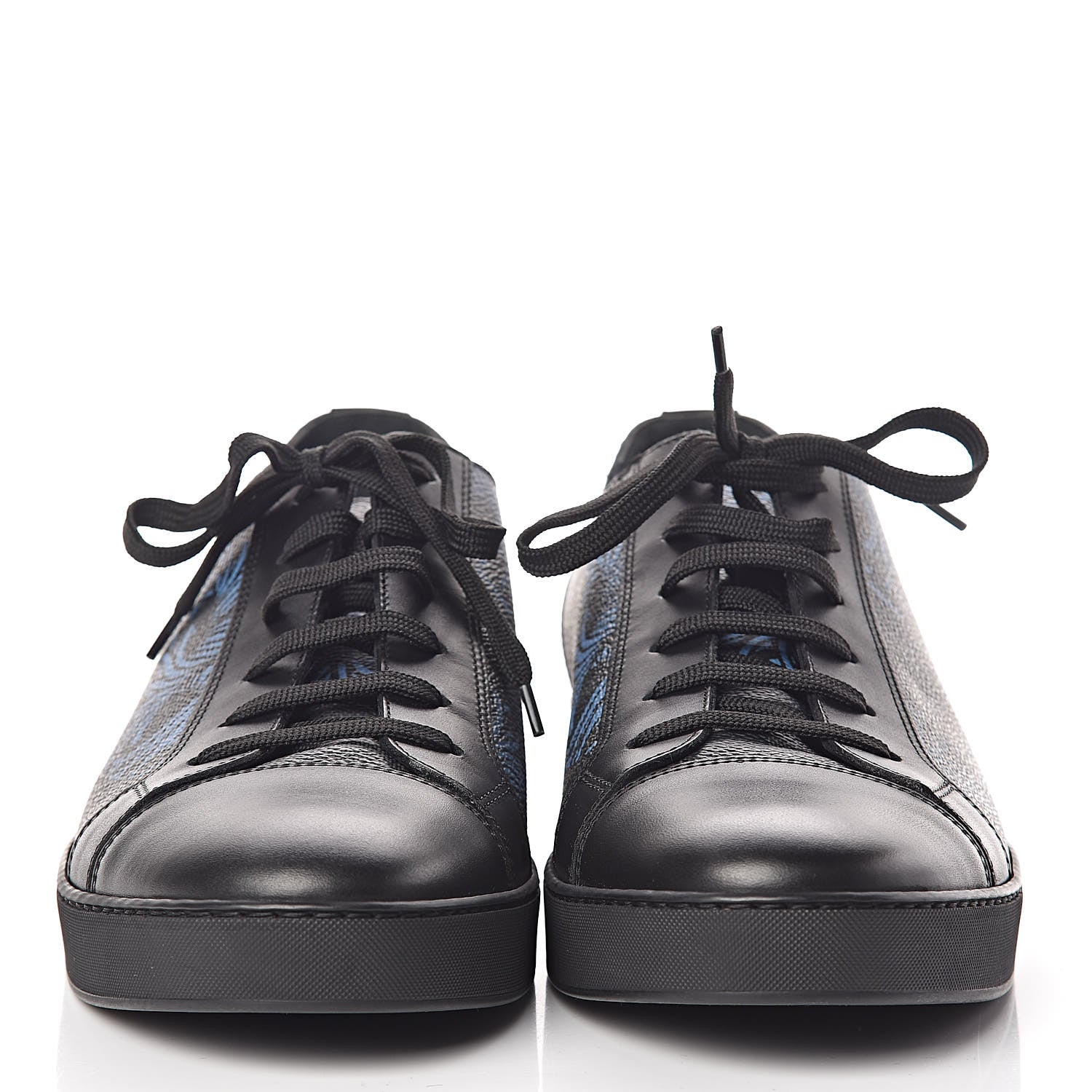 Louis Vuitton Damier Graphite Rope Sneakers 8 Blue 2 of 9