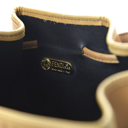 Fendi Pequin Bucket Bag Tobacco 8 of 9