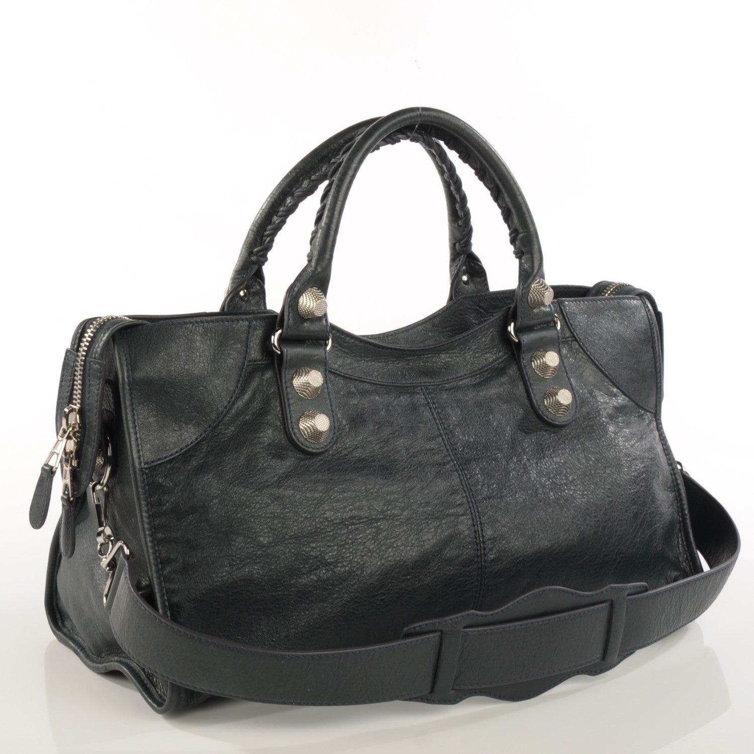 Balenciaga Agneau Giant 21 Silver Hardware Part Time Anthracite 3 of 7