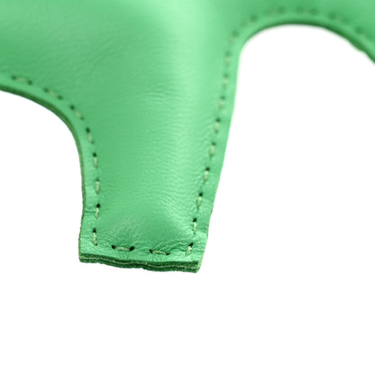 Hermes Milo Lambskin Grigri Rodeo Horse Bag Charm MM Vert Comics 5 of 5