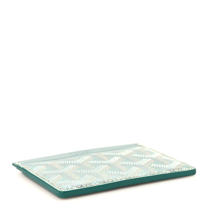 Goyard Goyardine Saint Sulpice Card Holder Green Green 4 of 7