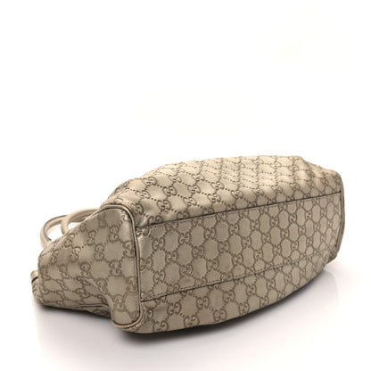 Gucci Guccissima Medium Sukey Tote Champagne 4 of 12