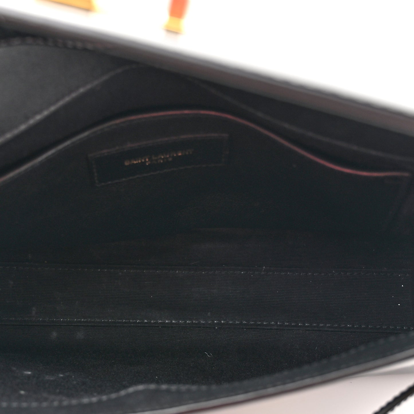 Patent Small Manhattan Shoulder Bag Black