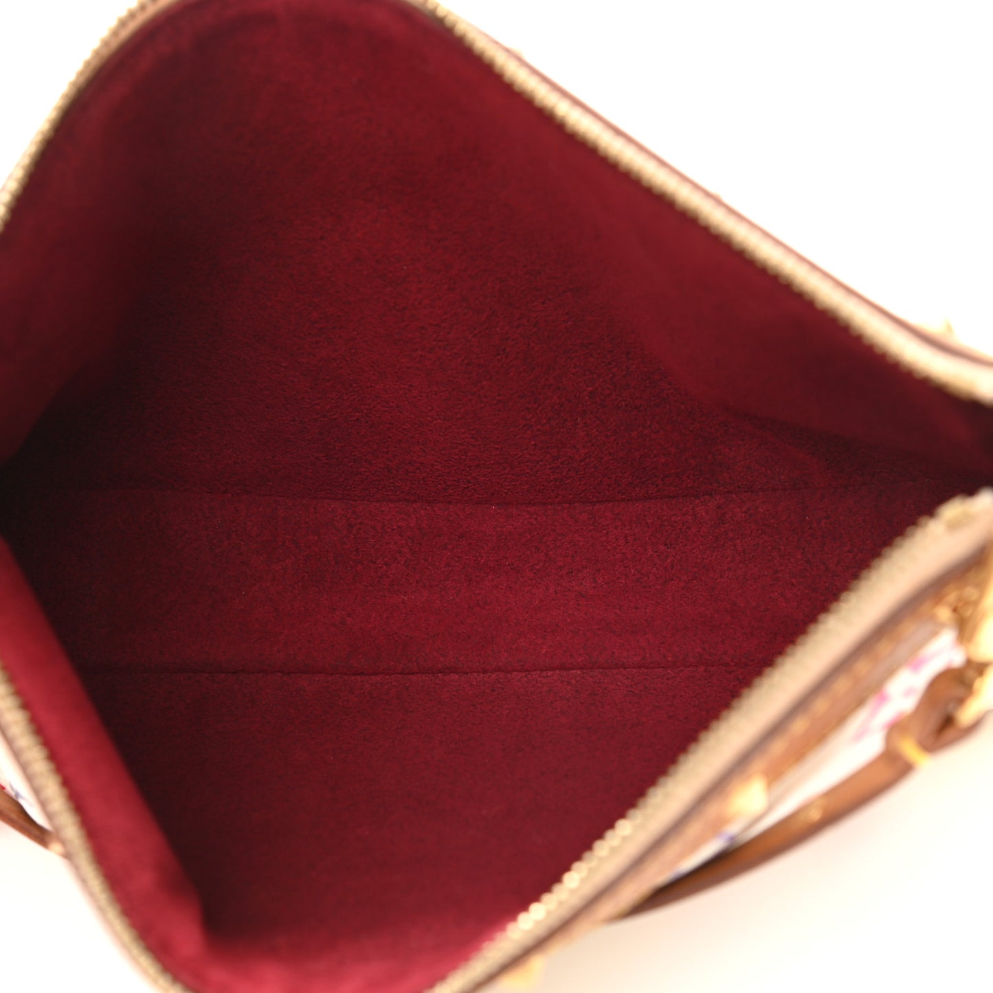 Monogram Multicolor Pochette Accessories White
