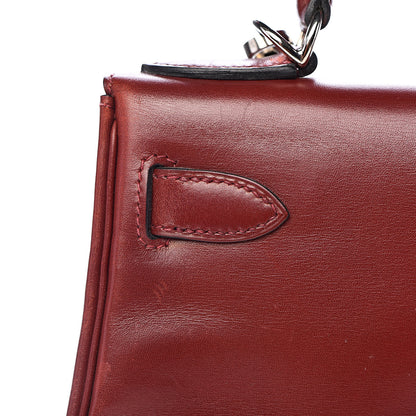 Hermes Box Kelly Retourne 28 Rouge H 32 of 48