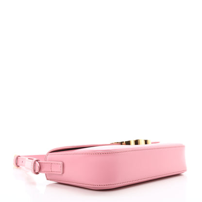 Celine Natural Calfskin Triomphe Shoulder Bag Rose 4 of 11