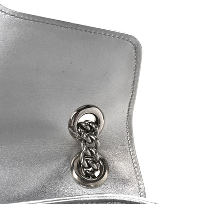 Gucci Sequin Matelasse Small GG Marmont Shoulder Bag Silver 10 of 10