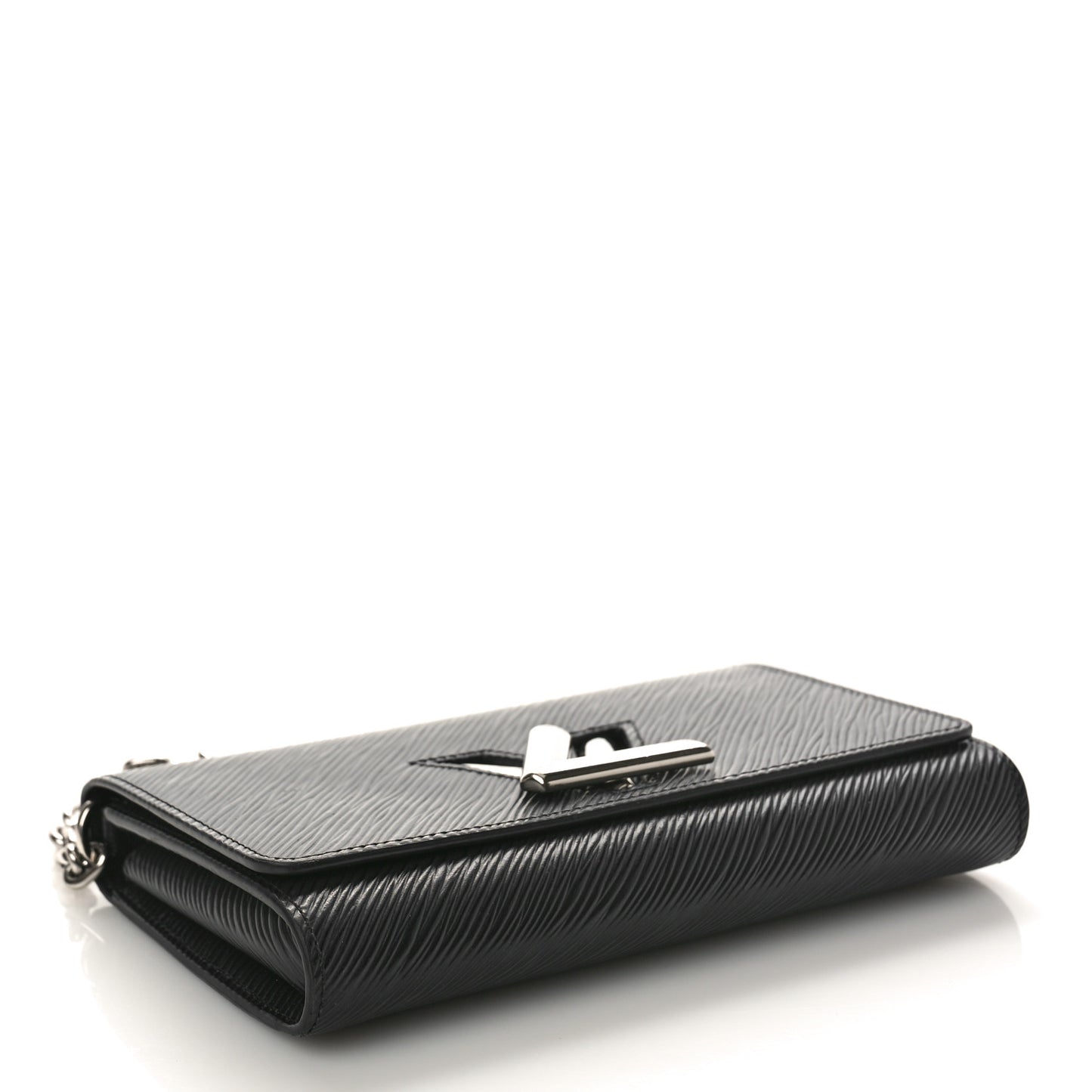 Epi Twist Chain Wallet Black
