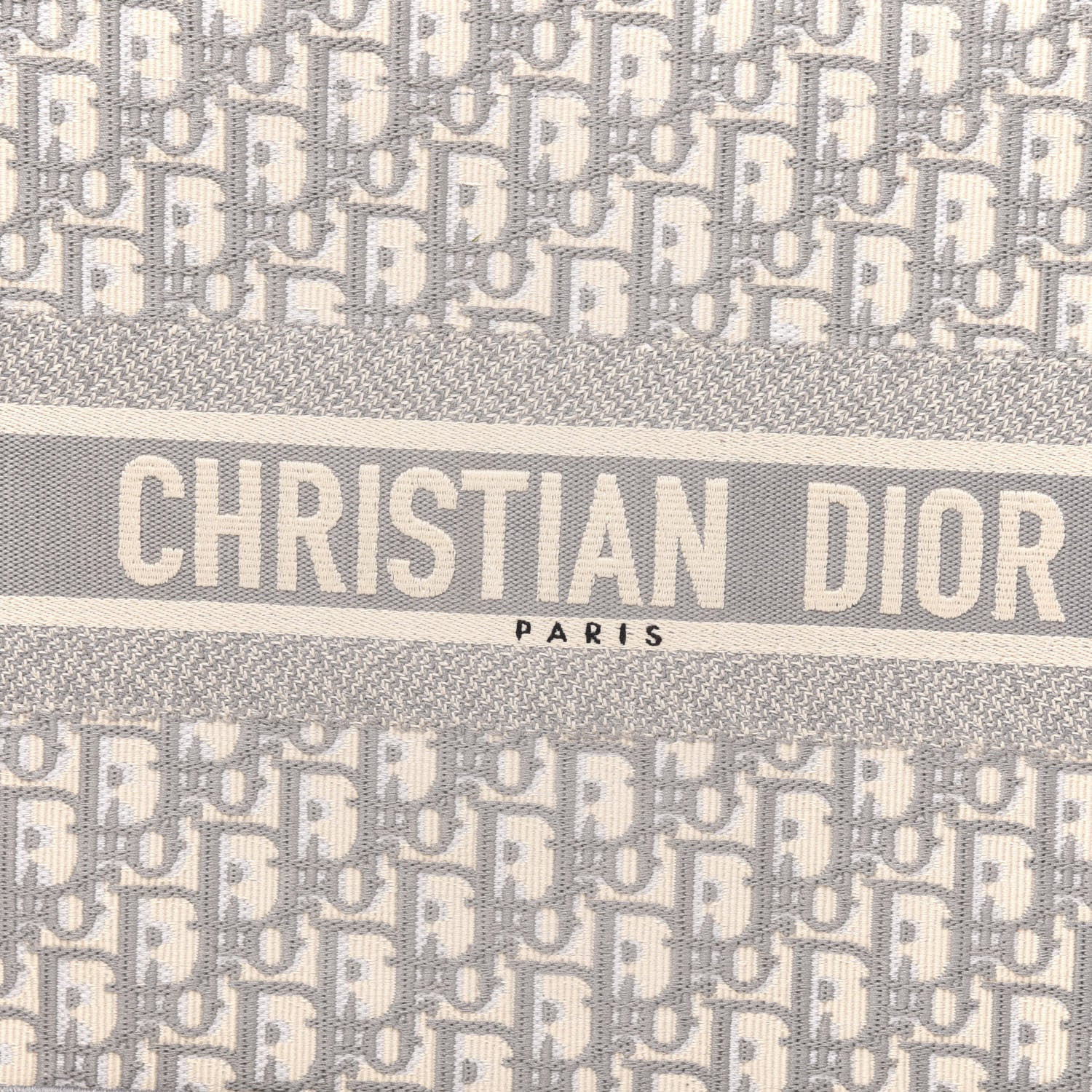 Christian Dior Oblique Medium Book Tote Grey 8 of 10