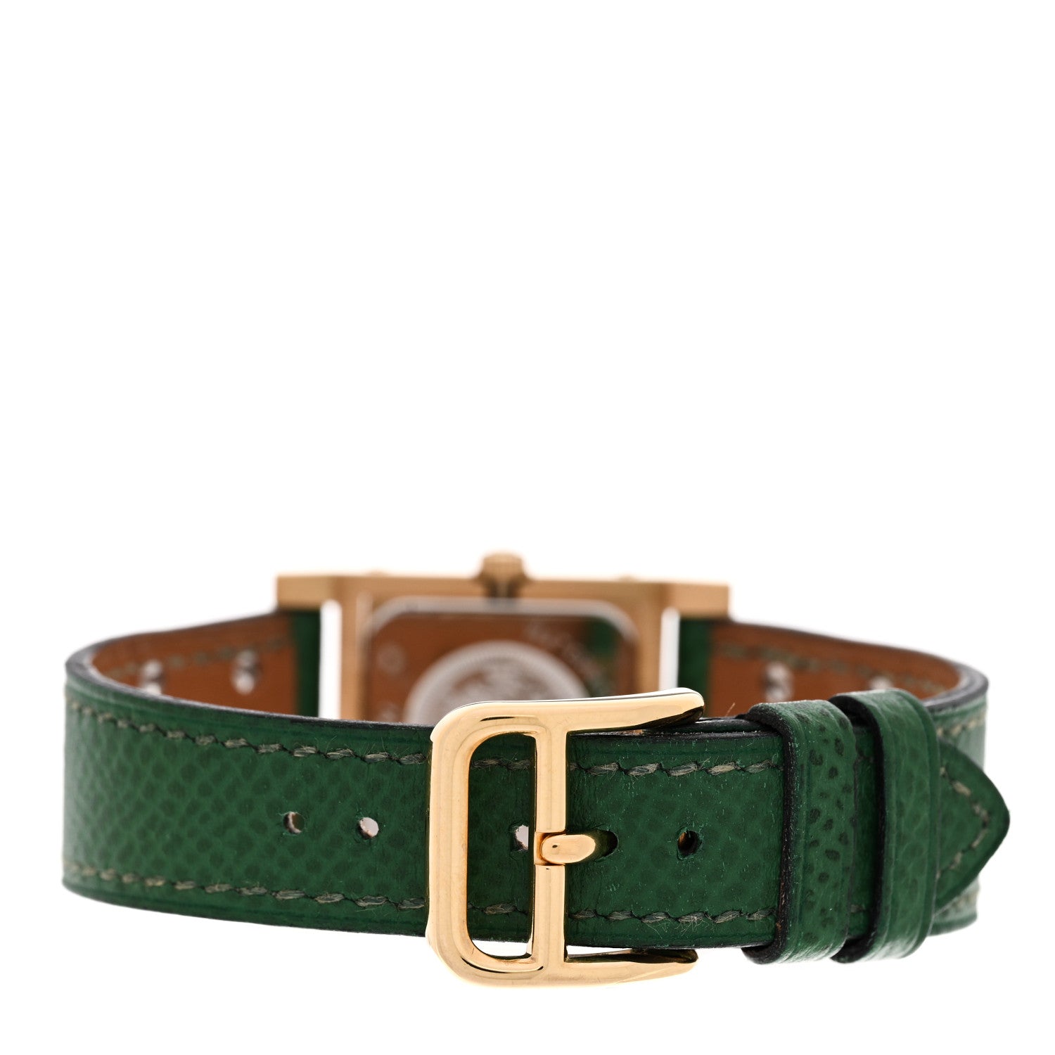 Hermes Stainless Steel Courchevel 23mm Medor Quartz Watch Vert Clair 4 of 5