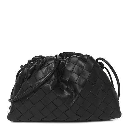 Bottega Veneta Nappa Intrecciato The Mini Pouch Black 1 of 12
