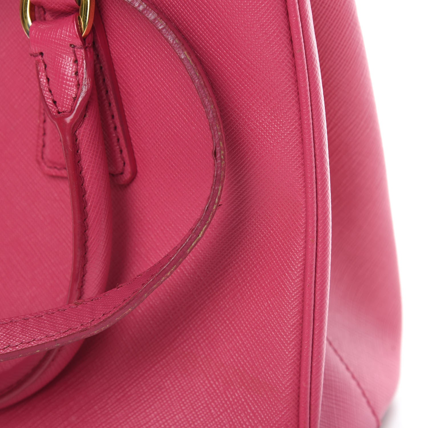 Prada Saffiano Lux Small Galleria Double Zip Tote Fuxia 24 of 26